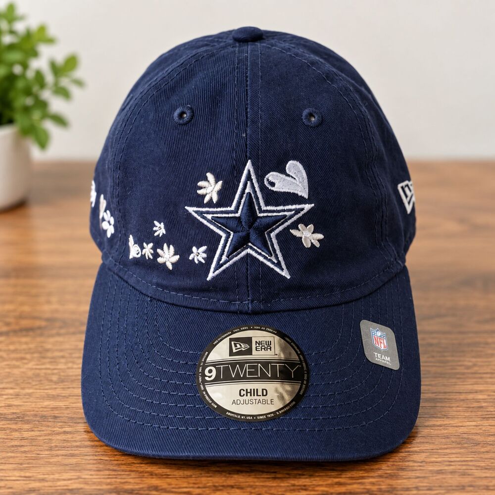 New Era 9TWENTY Dallas Cowboys NFL Navy Adjustable Child Hat Cap NEW
